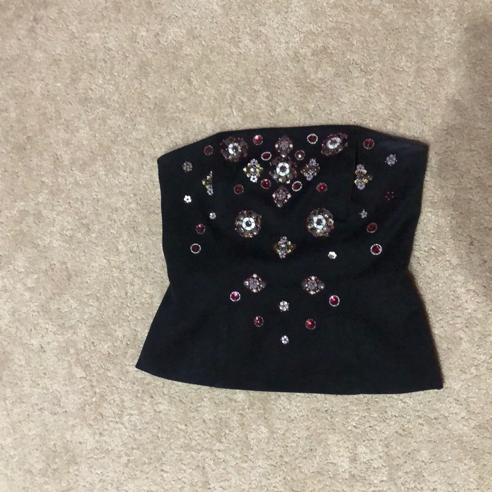 White House Black Market Bustier Top